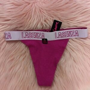 Brand New LA SENZA WIDE-WAISTBAND LOGO THONG-XS